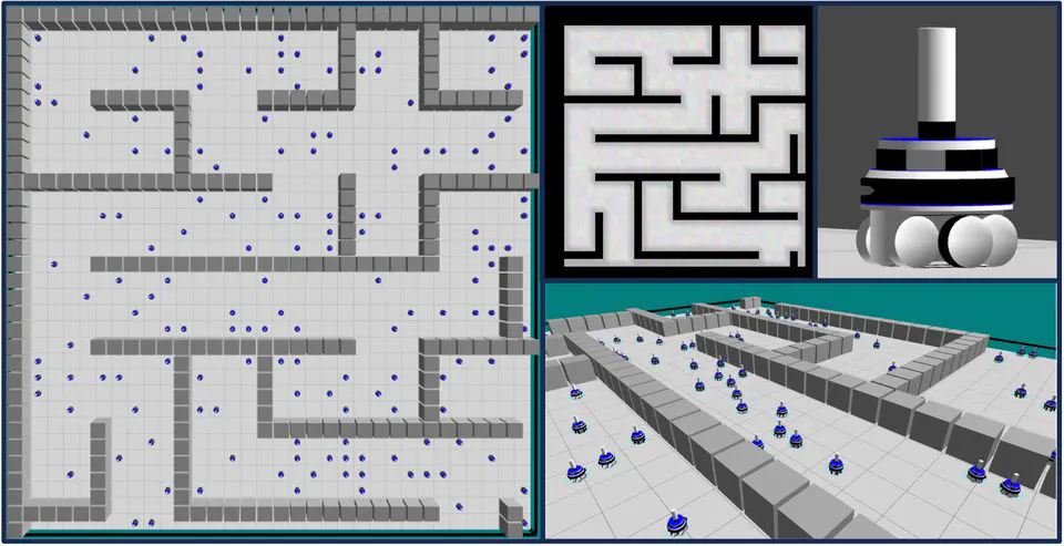 Advancing MAPF towards the Real World: A Scalable Multi-Agent Realistic Testbed