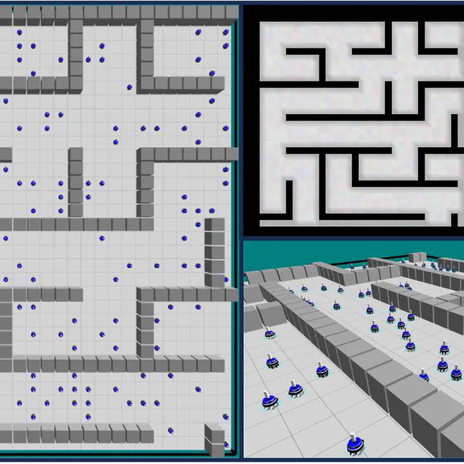 Advancing MAPF towards the Real World: A Scalable Multi-Agent Realistic Testbed
